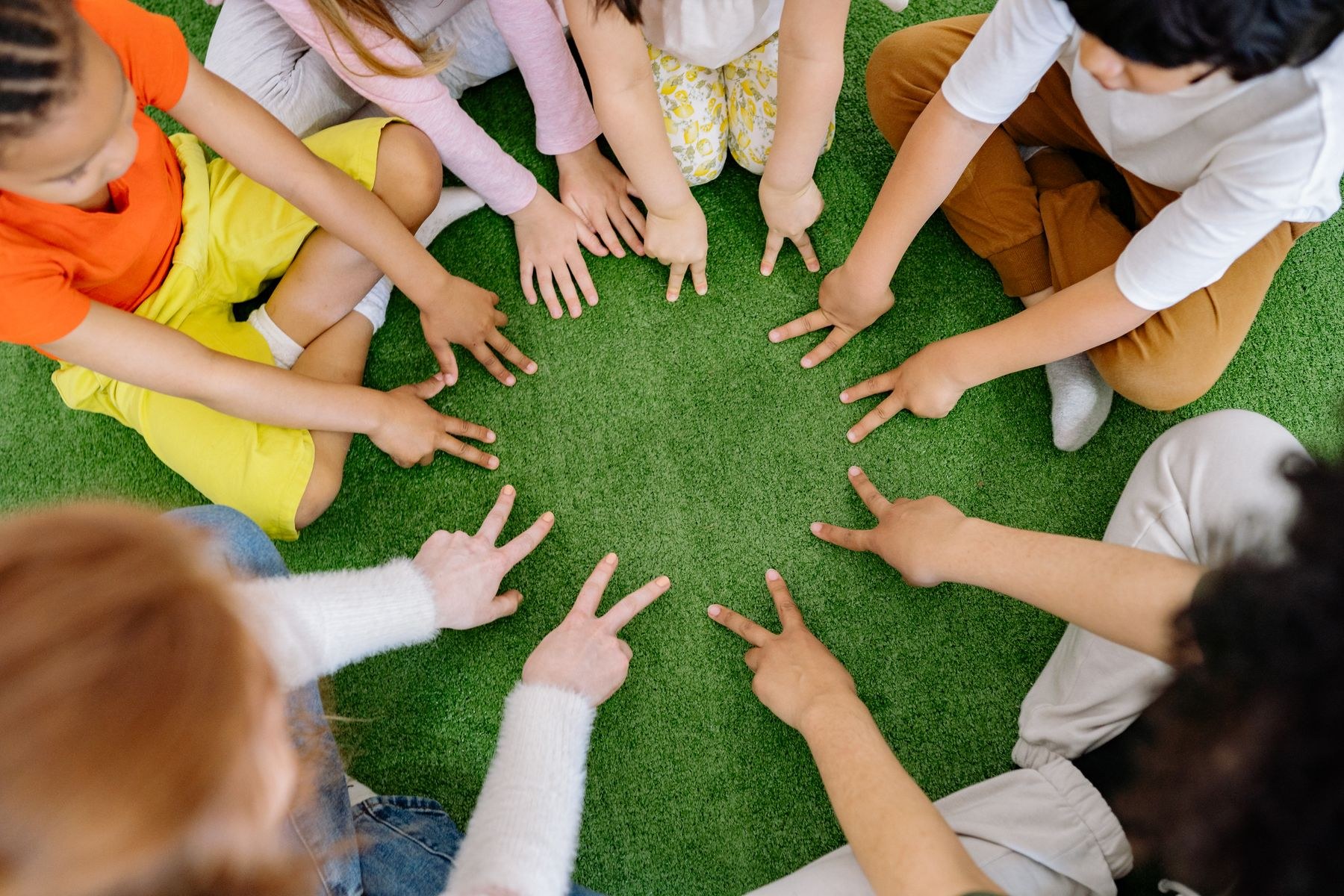 Young children learning through play in pre-primary